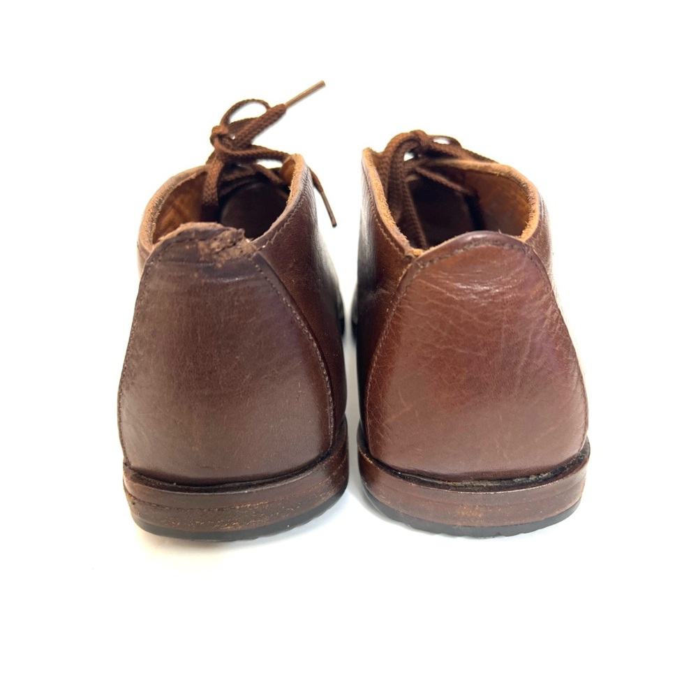 CYDWOQ Curve Cognac Brown Leather Lace-up Shoes Sz 7.5 (41) - Picture 2 of 12